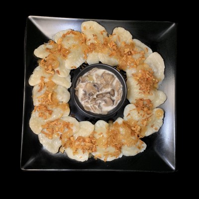 ВАРЕНИКИ З ГРИБАМИ